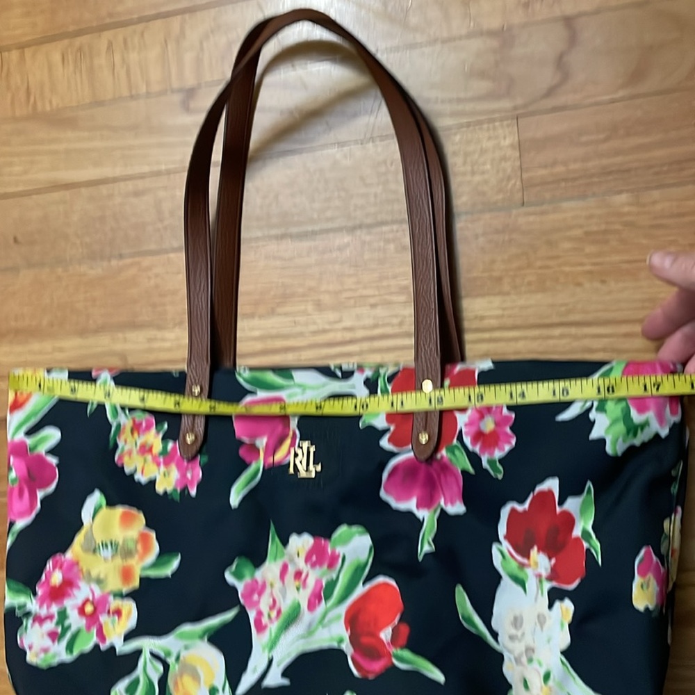 Ralph Lauren‎ floral print nylon tote bag - Picture 10 of 11